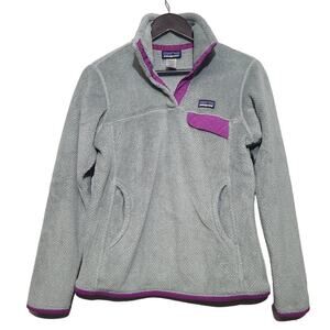 Patagonia Women's Gray 1/4 Zip Re-Tool Pullover Size S